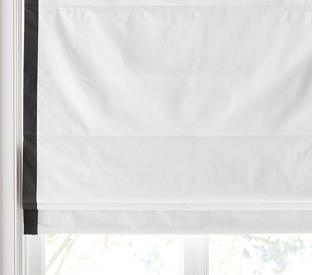 Parker Border Blackout Roman Shade